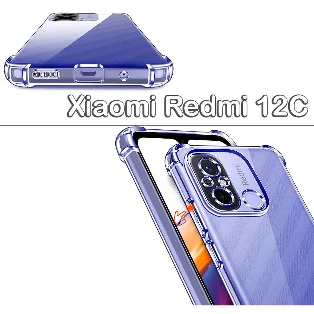 Чохол до мобільного телефона BeCover Anti-Shock Xiaomi Redmi 12C Clear (709176) - фото 6