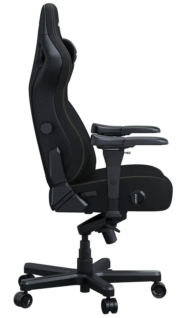 Ігрове крісло Anda Seat Kaiser 4 Size L Black Fabric (AD12YDDC-L-20-B-CF) - фото 5