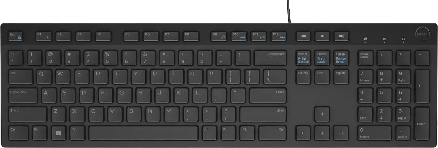 Клавіатура Dell KB216 Multimedia Black (580-AHHE) - фото 2