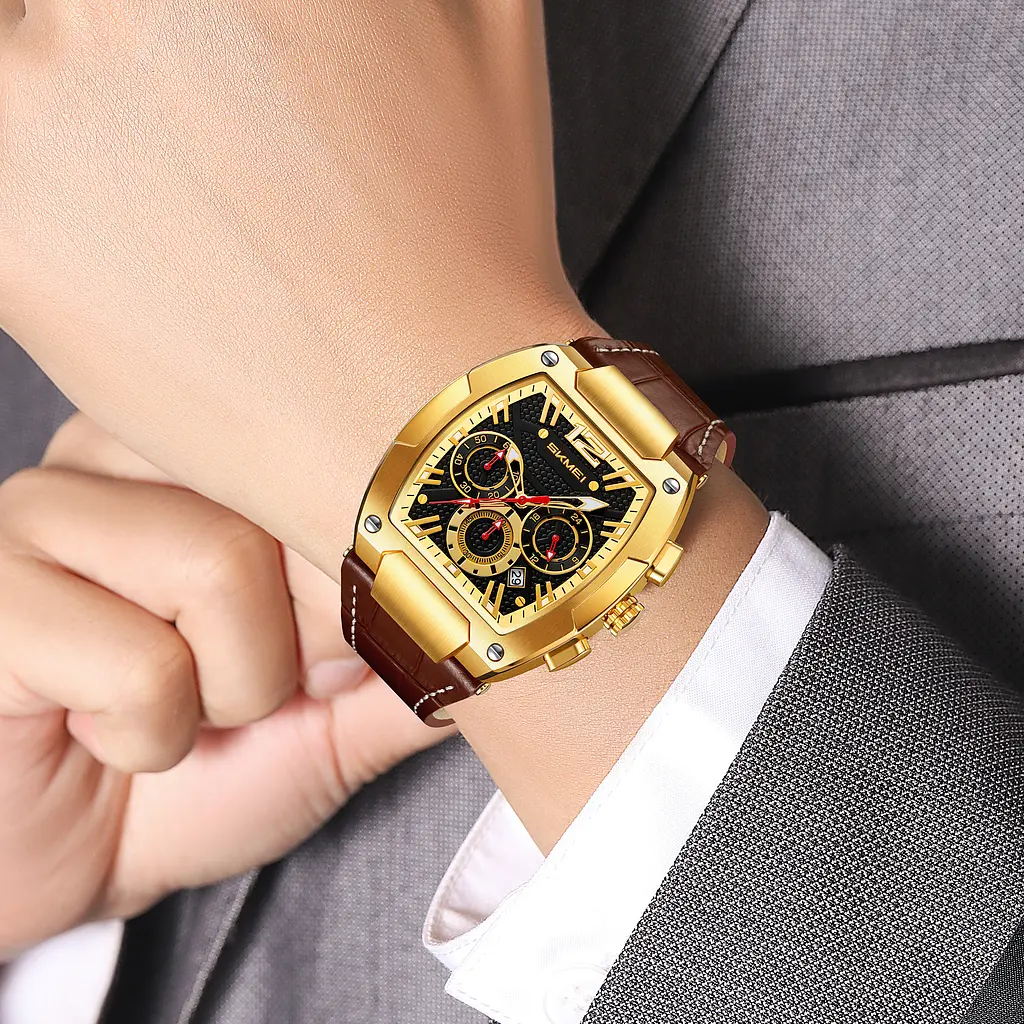 Наручные часы мужские 9357GDBN Gold-Brown Skmei acs0030882 - фото 3