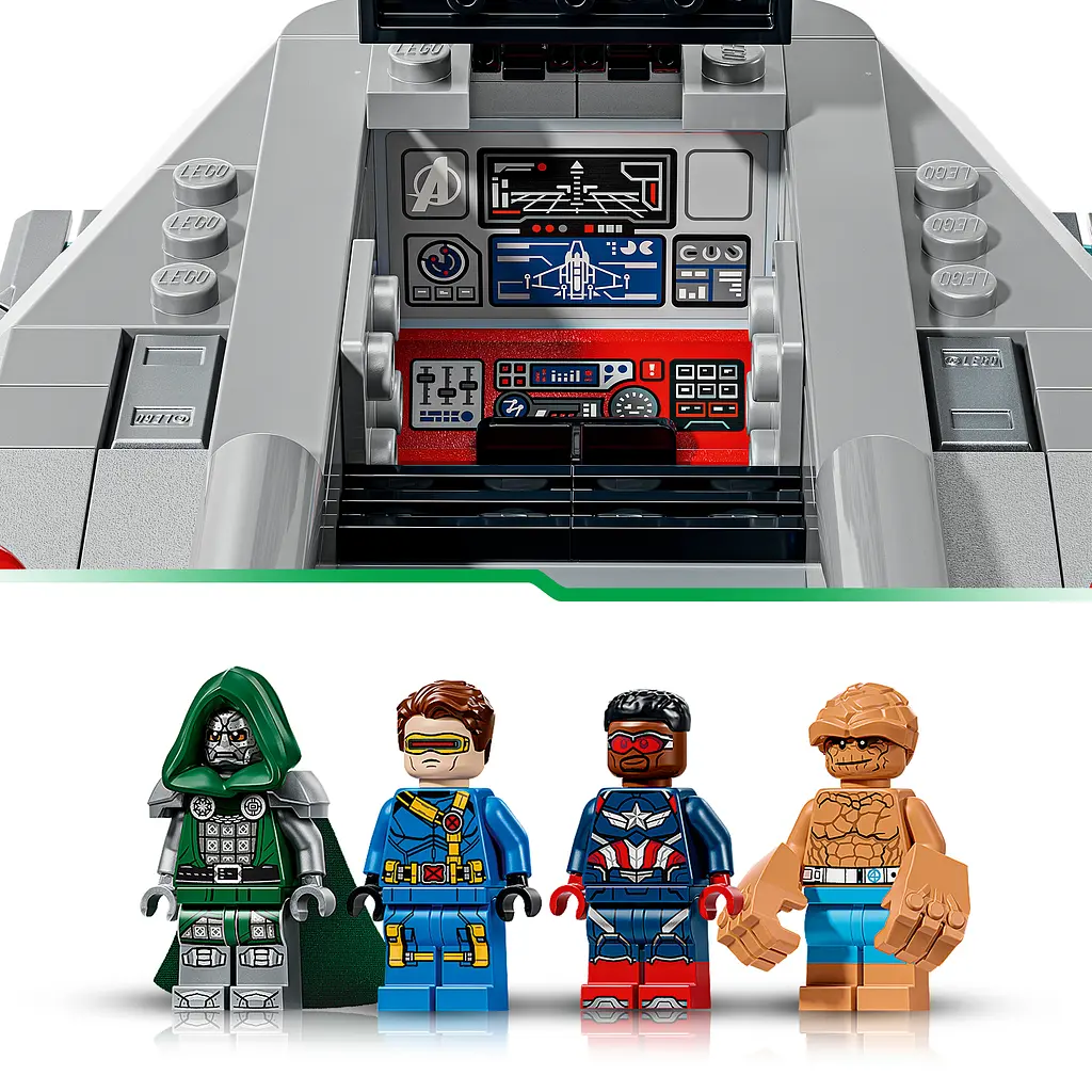 Конструктор LEGO Super Heroes Marvel Месники: Судний день Квінджет 433 ел. (76347) - фото 8