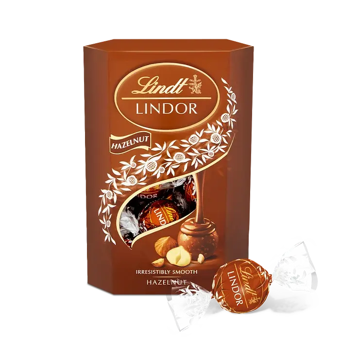 Шоколадні цукерки Lindt Lindor Hazelnut 200g
