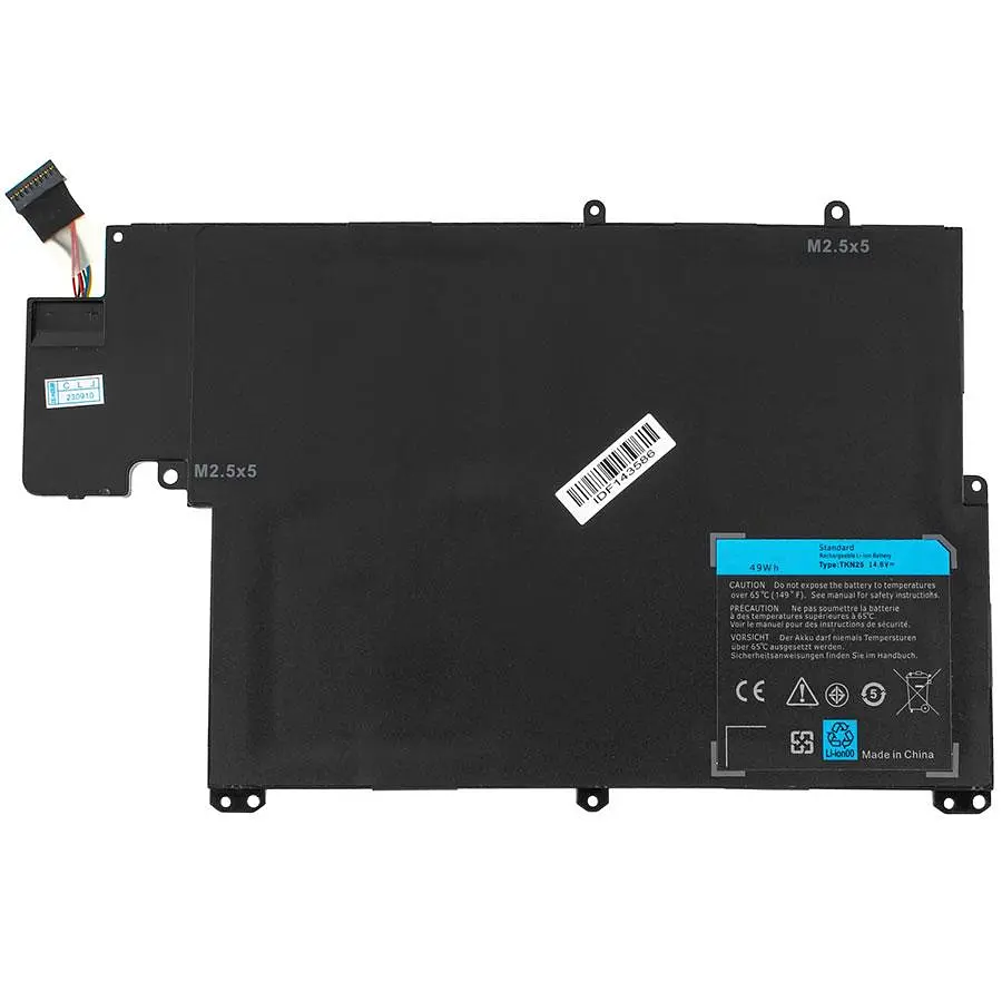 Батарея для ноутбука Dell TKN25 (Inspiron 13.3" 13z 5323 Vostro 3360) 14.8V 3260mAh 49W Чорний - фото 2