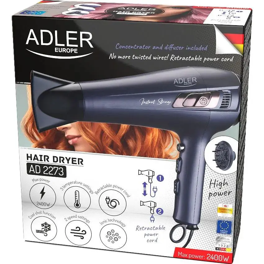 Фен Adler AD 2273 Purple [130093] - фото 10