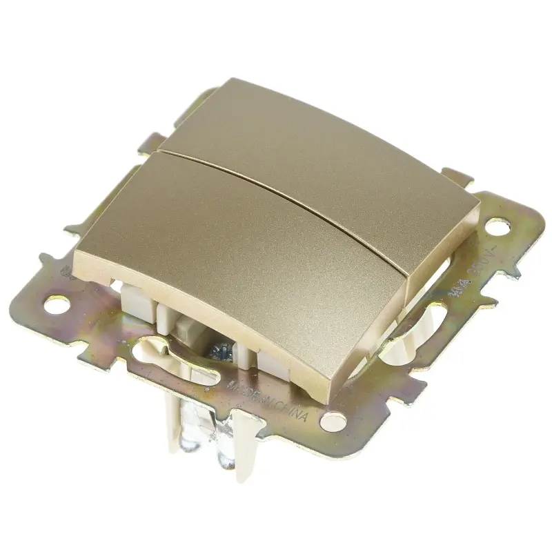 Вимикач Brille двоклавішний Rodos RB-2V - фото 3