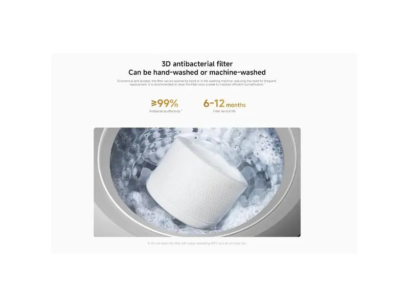 Зволожувач повітря Mijia Smart Evaporative Humidifier Pro (BHR082TEU) - фото 10