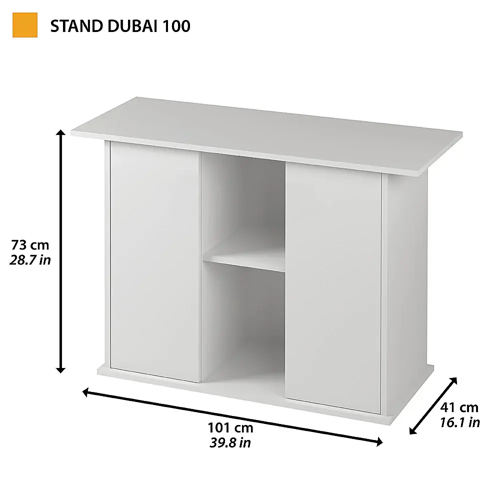 Підставка під акваріум Ferplast Stand Dubai 100 чорна 101x41x73 см 66000717 - фото 2