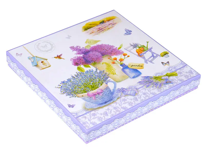 Набір тарілок Lefard Лаванда, 19 см, білий, 2 шт (924-408) - фото 2