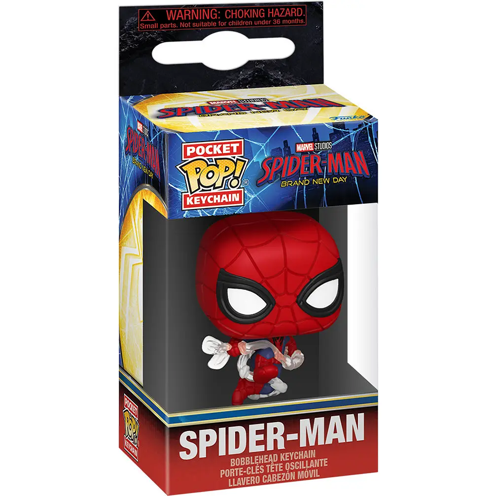 Ігрова фігурка на кліпсі Funko Pop серії Людина-павук: Абсолютно новий день - Людина-павук (83962) - фото 2
