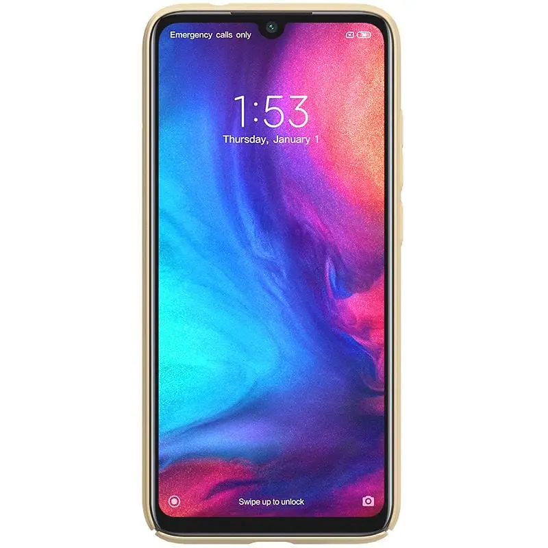 Чохол-накладка Nillkin Super Frosted Shield Xiaomi Redmi Note 7 Gold - фото 2