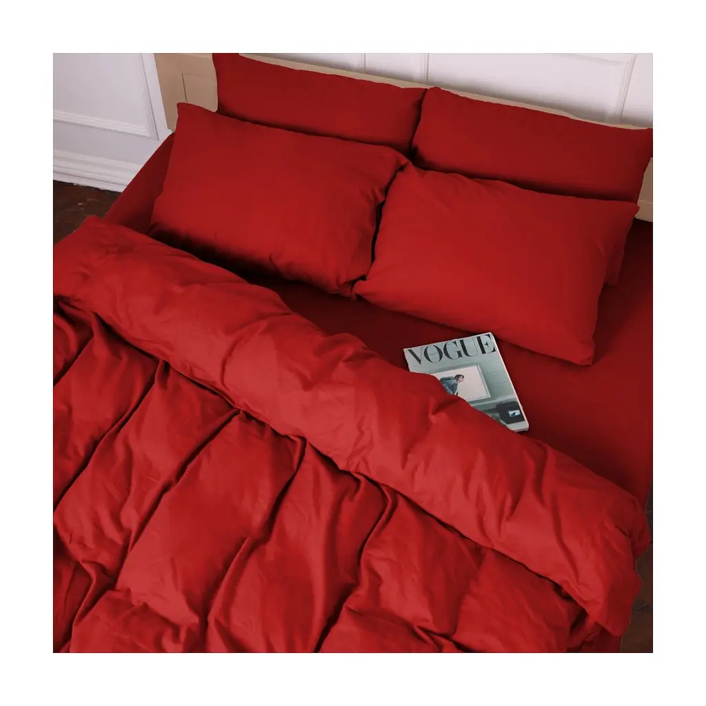 Постільна білизна MirSon 009 Red Фланель 220х240 King Siz (2200009651632) - фото 6