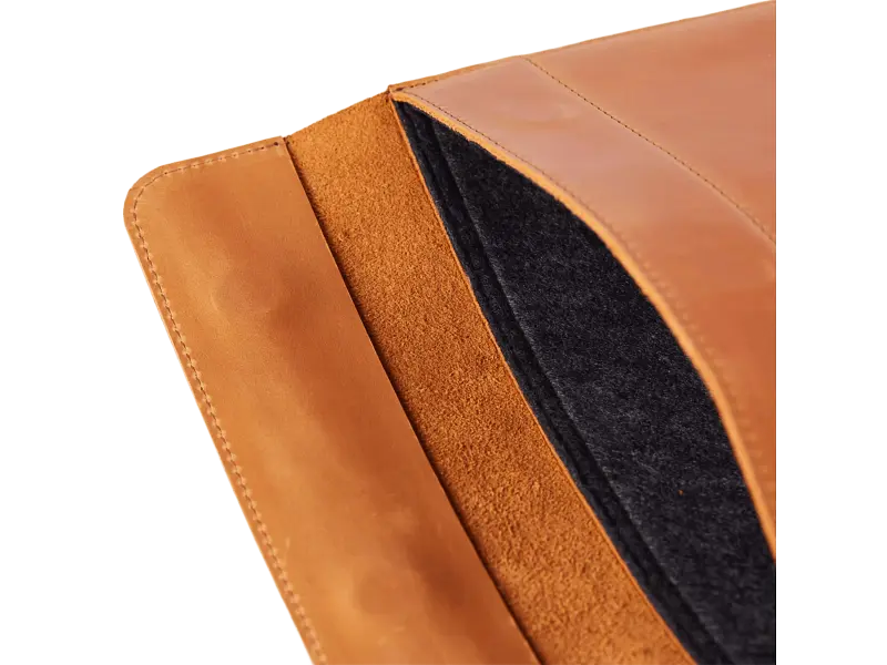 Чохол для ноутбука InCarne Klouz MacBook Pro 16 2019-2025 (вінтажний) коньяк (klouz-cognac-vintage-pro-16) - фото 2