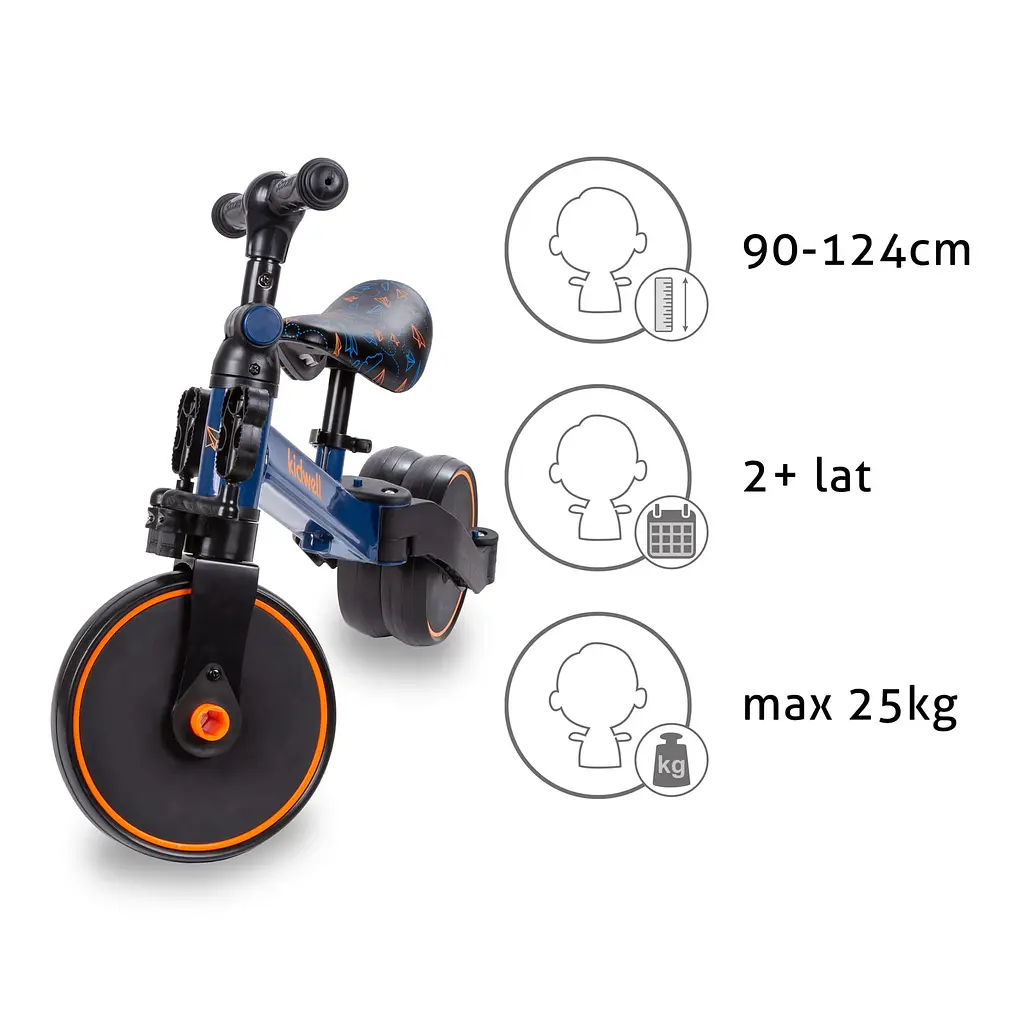 Дитячий велосипед Kidwell Pico 3 в 1 plane (5901130090) - фото 5