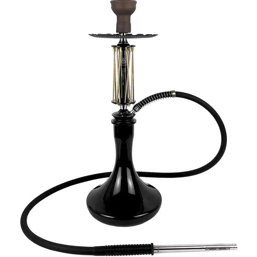 Кальян Trumpet Hookah Rider W-40 Gold-Black (колба Craft Black) - фото 2
