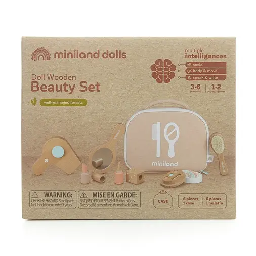 Деревянный игровой набор косметики Miniland Beauty Set (94064) - фото 5