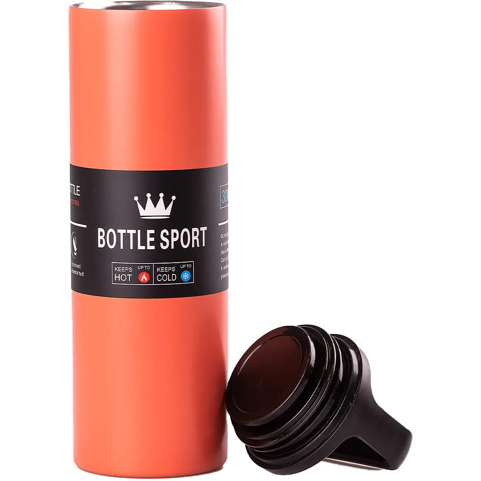 Термос Bottle Sport 500 мл с ручкой, оранжевый Yiwu HPGM5009O - фото 2
