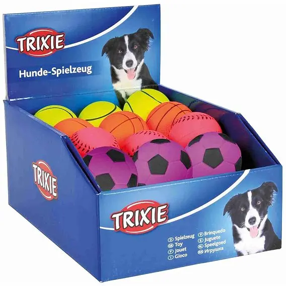 Іграшка для собак Trixie М'ячик Neon, 6 см, в асортименті (3443_1шт) - фото 4