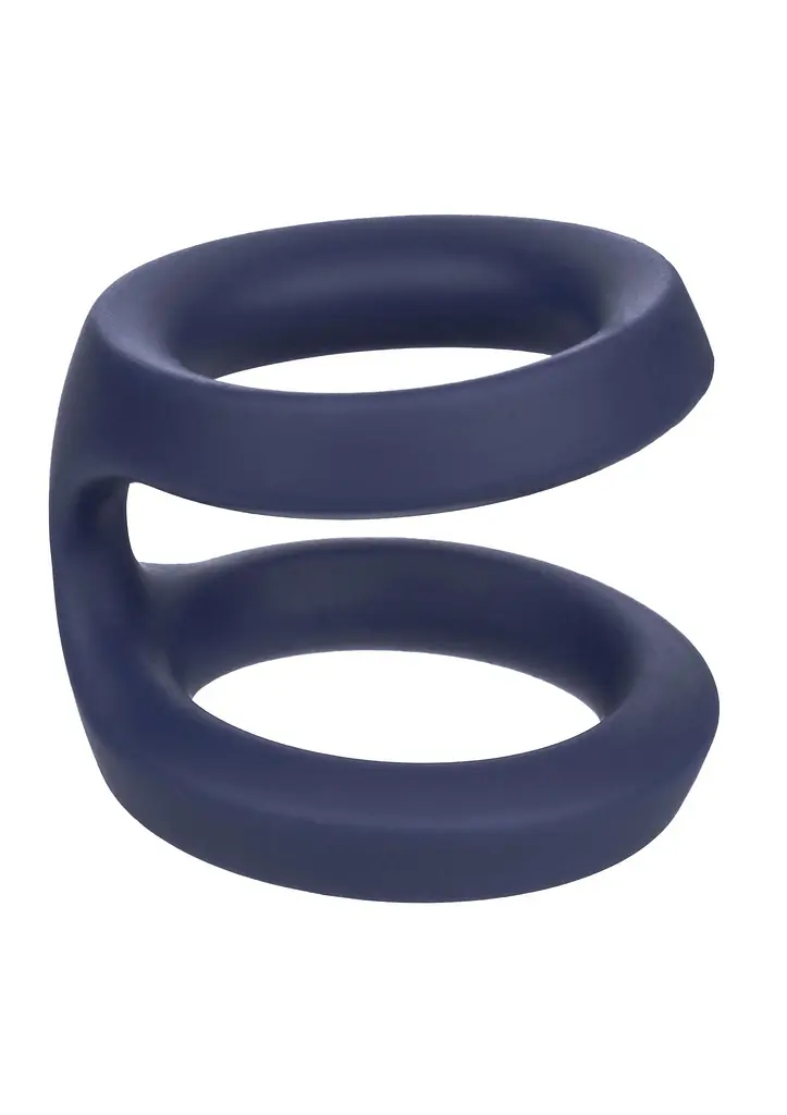 Ерекційне кільце Calexotics Viceroy Dual Ring, 3,2 см (синій) - фото 11