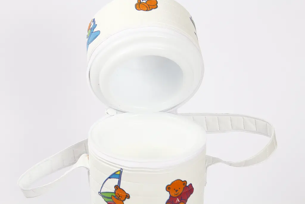 Термоконтейнер для пляшечки Lindo Ведмедик, червоний (Pk 908 в черв.) - фото 2