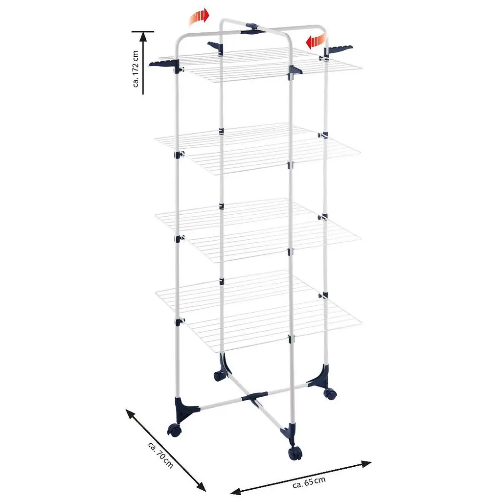 Сушка для белья напольная Casa Si Exo 4 White (CS92166E04IT) - фото 5
