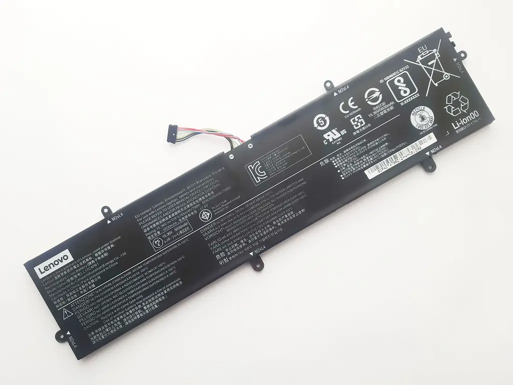 Акумулятор для ноутбука Lenovo IdeaPad 720S-15 L17C4PB1, 5185 mAh (79Wh), 4cell, 15.36V, Li-ion, чорний - фото 2