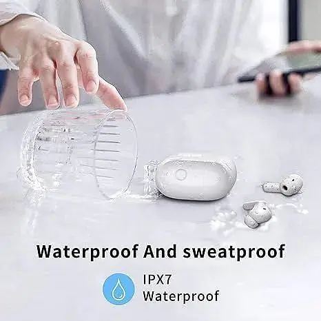 Бездротові водонепроникні навушники Xinwld A97 Pro IP7 Bluetooth White - фото 5