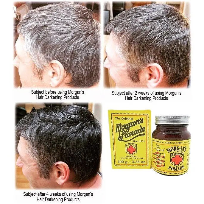 Помада для затемнения волос Morgan's Hair Darkening Pomade 100 г - фото 4