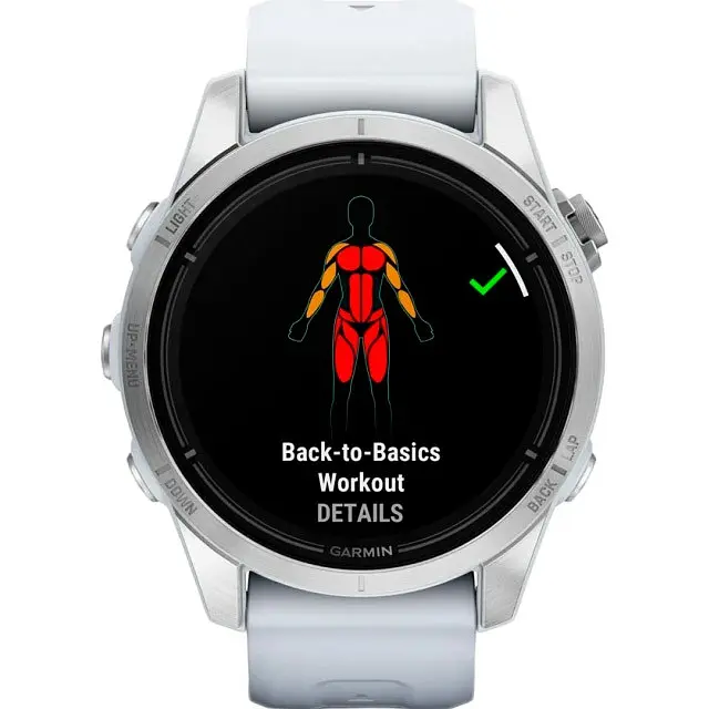 Смарт-годинник Garmin Epix Pro Gen 2 42mm Silver w. Whitestone Band (010-02802-00/01) - фото 8