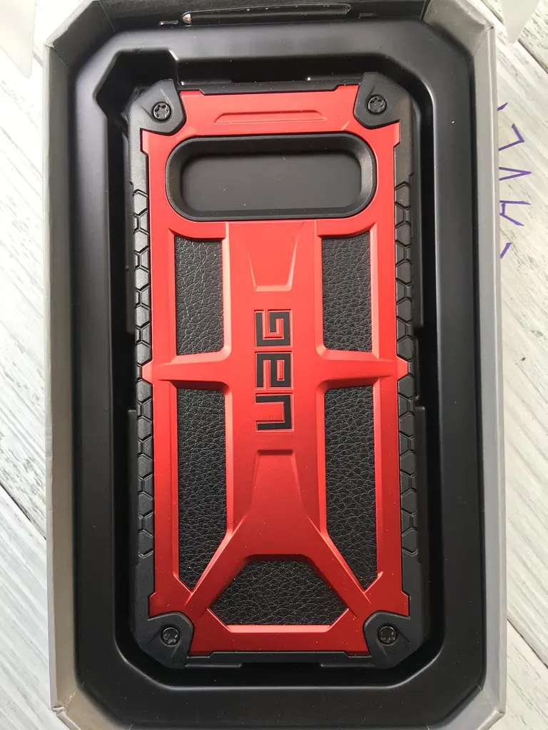 Чохол протиударний UAG Monarch (Original) для Samsung Galaxy S10 (6.1") Crimson - фото 9