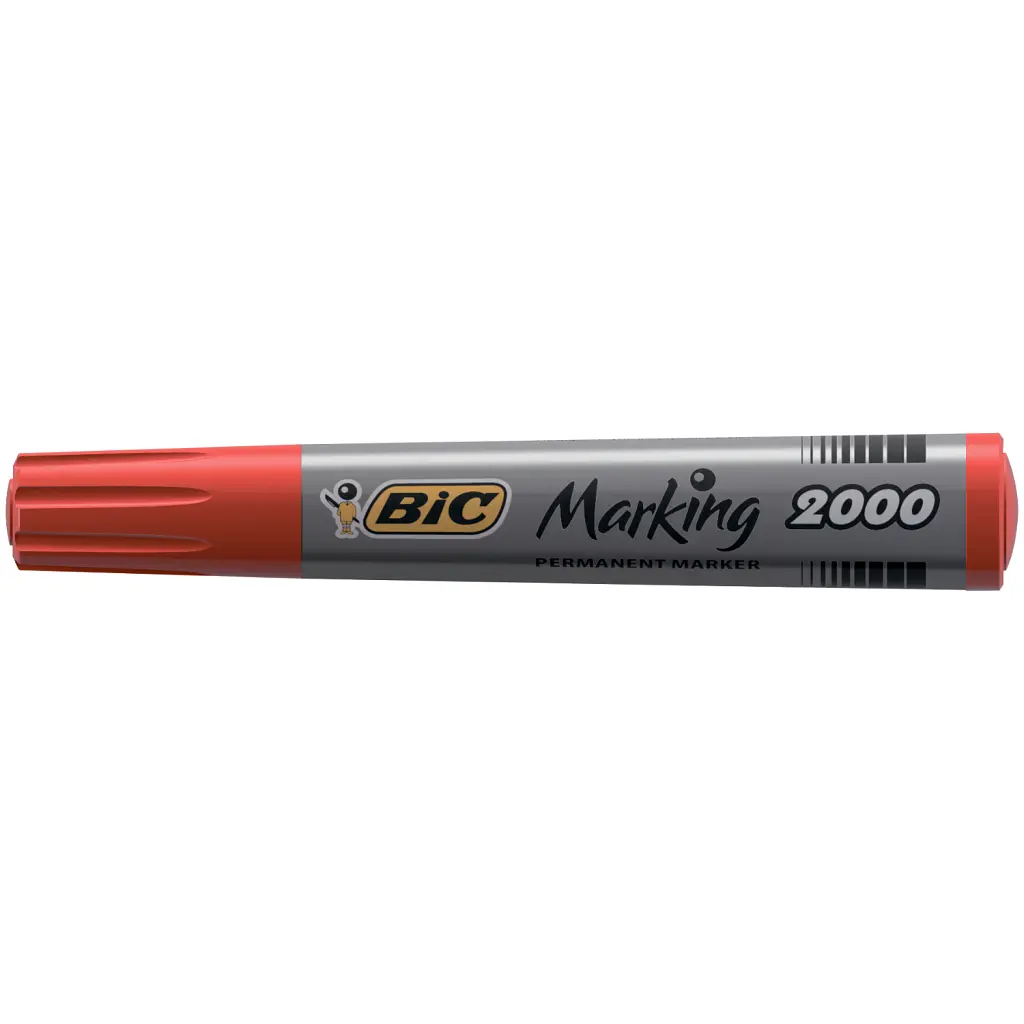 Маркер Bic перманентний, червоний (bc8209133)