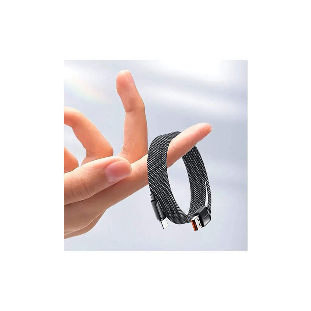 Дата кабель USB 2.0 AM to USB-C 1.0m 7A black Essager (EXCT-TD01-P) - фото 9