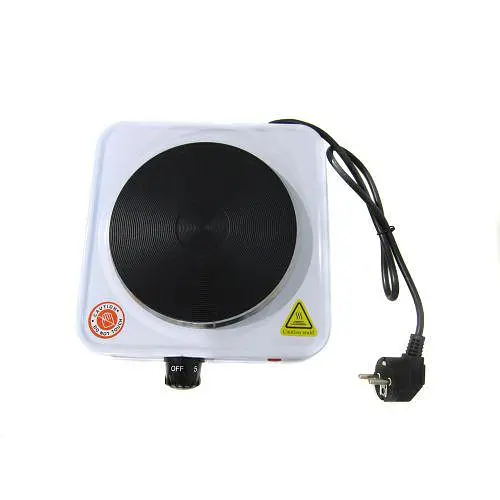 Настільна електроплита Domotec MS-5821 однодискова Біла - фото 3