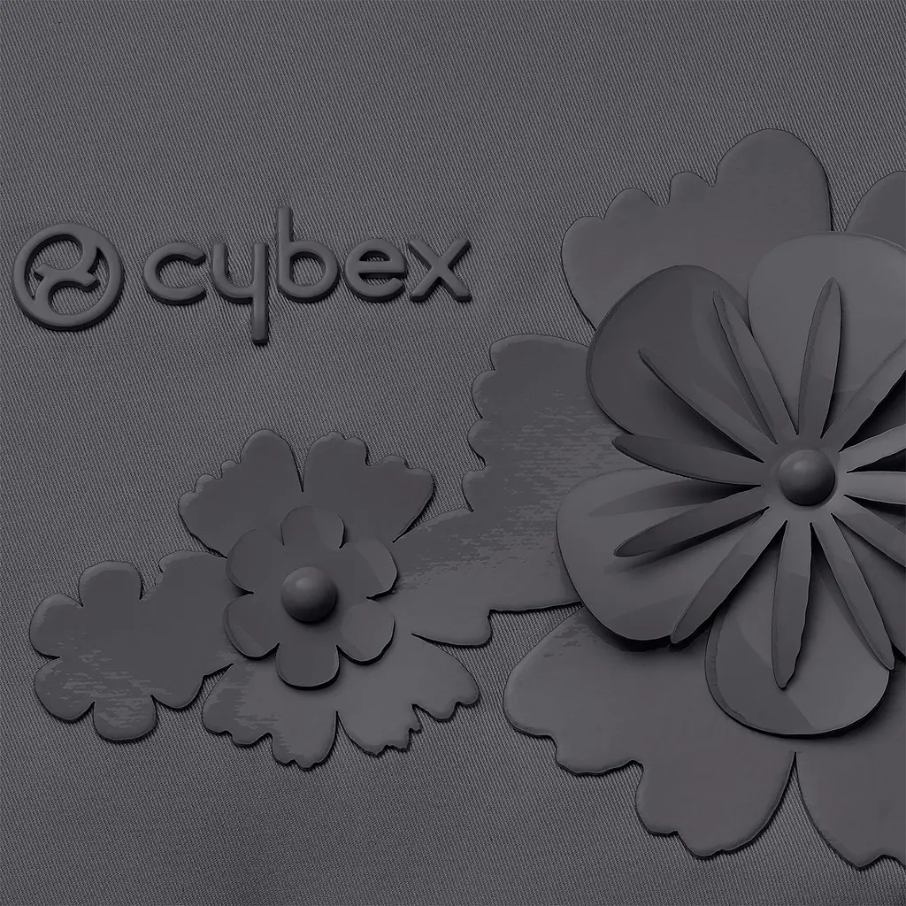 Чохол для ніг Cybex Platinum Simply Flowers Grey (522000063) - фото 2
