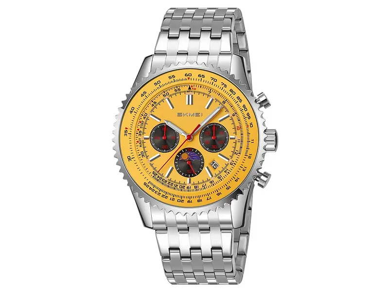 Чоловічий наручний годинник 9348GD Gold Skmei acs0030887 - фото 2