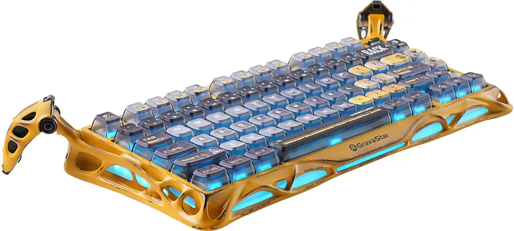 Клавіатура GravaStar Mercury K1 Pro TKL Yellow (GSK1PRO_YLW) - фото 4