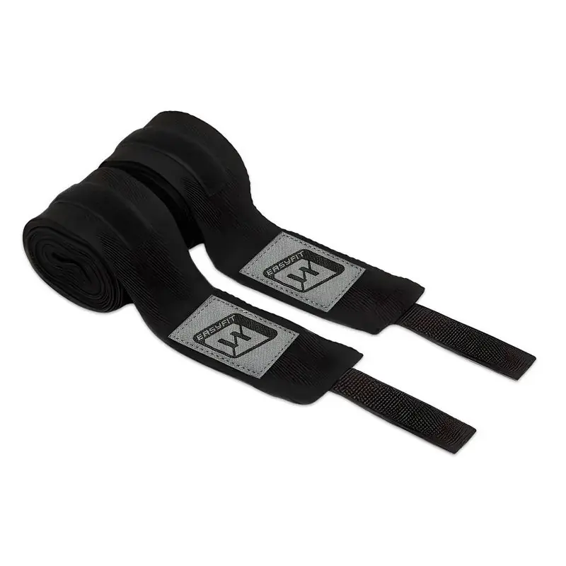Бинты для бокса EasyFit EF-0374-30-bk, Classic Wrap, черный, 3 м
