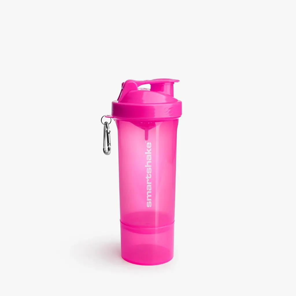 Шейкер Slim 500мл, Pink Neon Smart Shake fit0022238