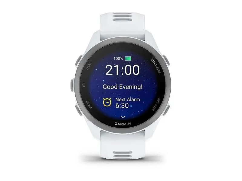Смарт-годинник Garmin Forerunner 170 Music Whitestone with Whitestone/Cloud Blue Band (010-03920-11) - фото 4