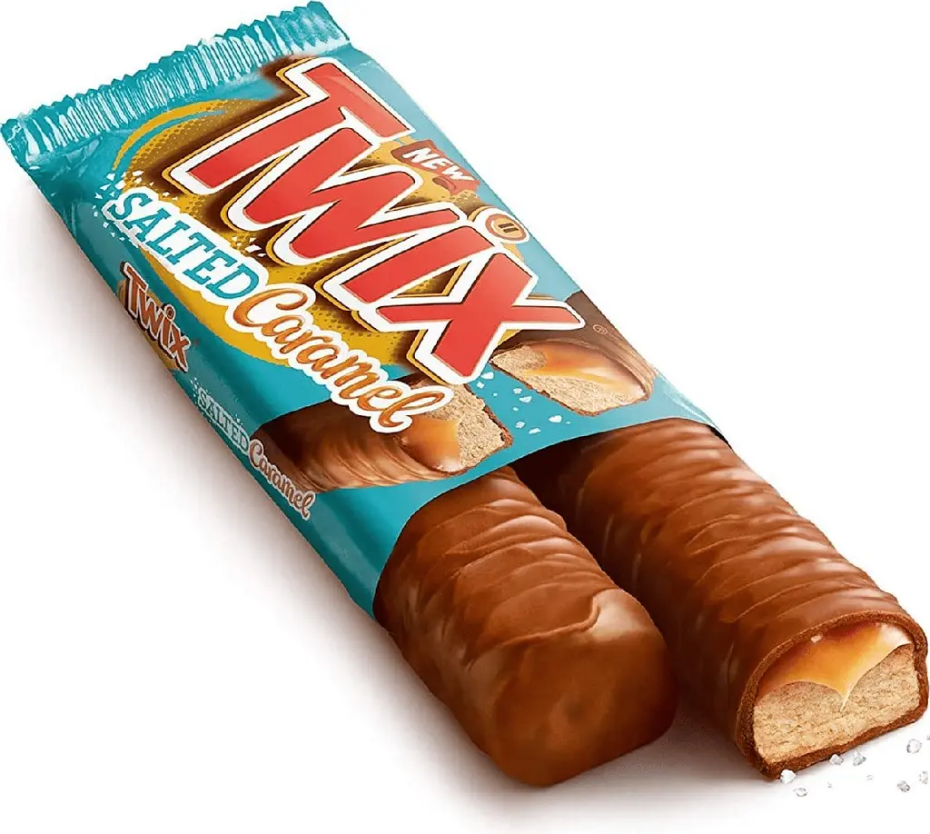 Шоколадний батончик Twix Salted Caramel 46 г - фото 2