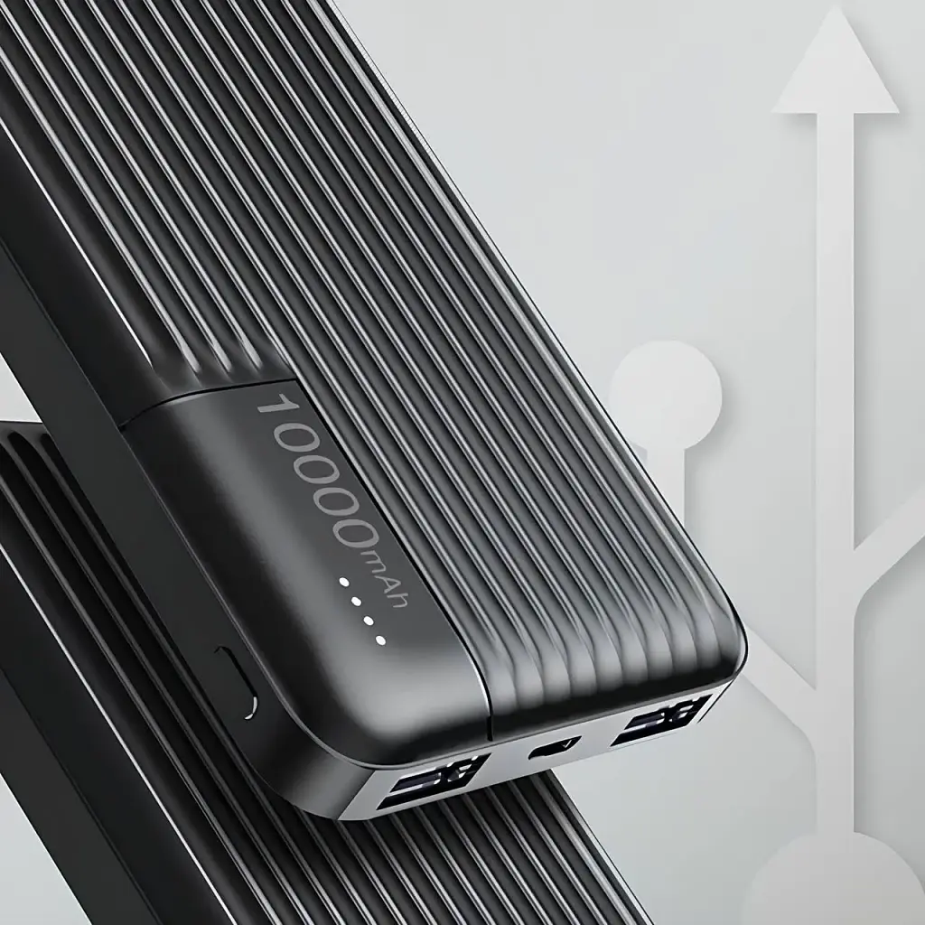 Зовнішній акумулятор PowerBank 10000 мА·год, LENYES PX161 / Портативний акумулятор / Повербанк для телефона / УМБ - фото 7