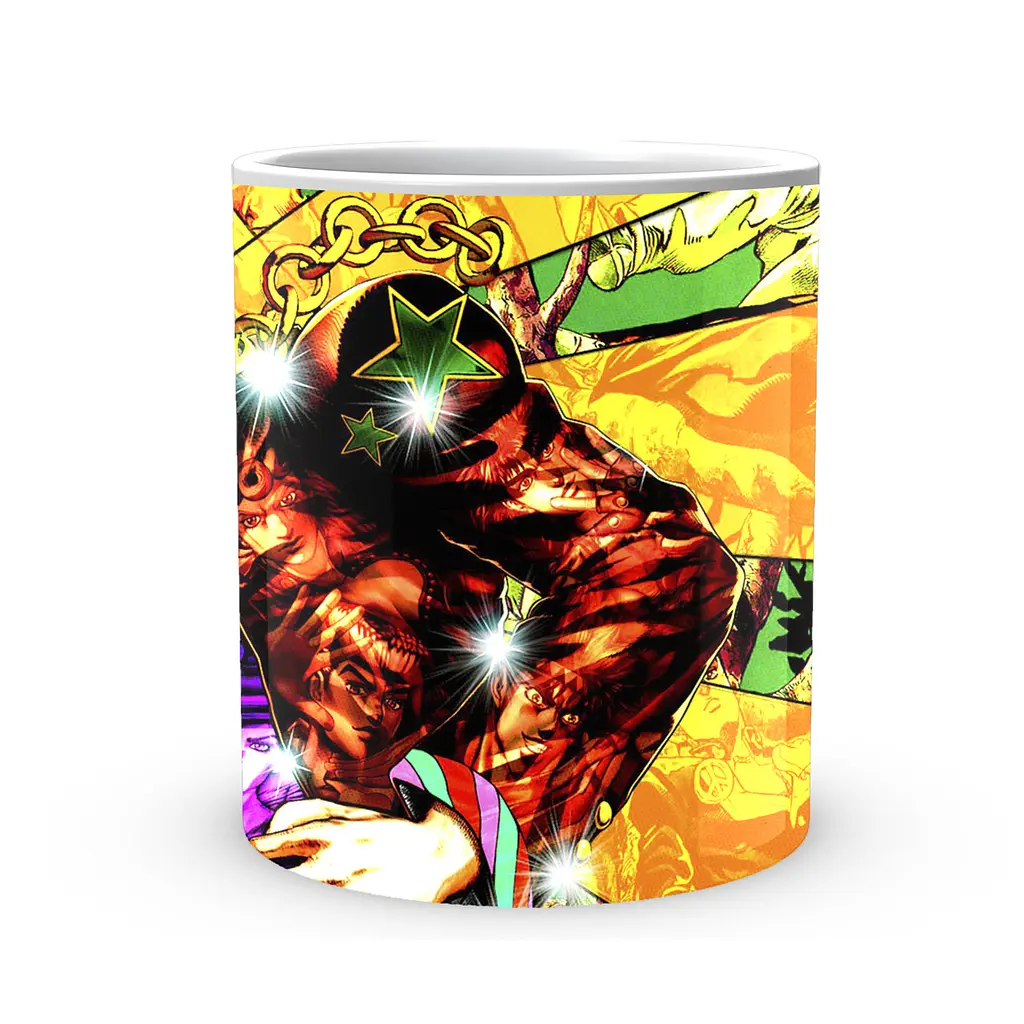 Кружка GeekLand Неймовірні пригоди ДжоДжо JoJo's Bizarre Adventure Джотаро Куджо Колаж Промені JJ 02.422 - фото 2