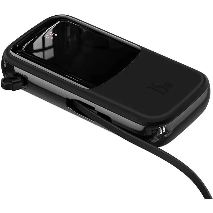 Портативна батарея Baseus Q pow Power Bank 20000 mAh 15W with Type-C Cable PPQD-G01 Black - фото 2