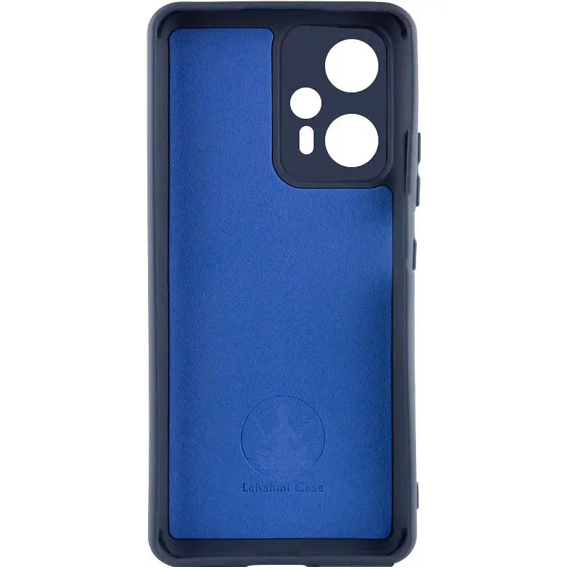 Чехол Lakshmi Full Camera Silicone Cover для Poco F5 / Redmi Note 12 Turbo Midnight Blue [92213] - фото 2