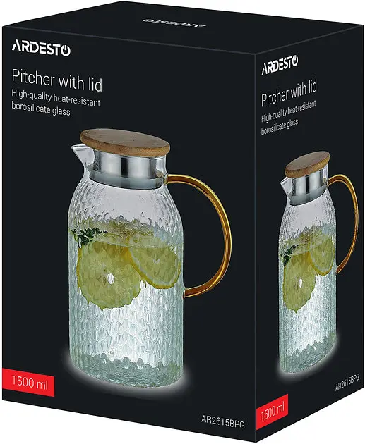 Глечик Ardesto Dew AR2615BPG 1.5 л - фото 3