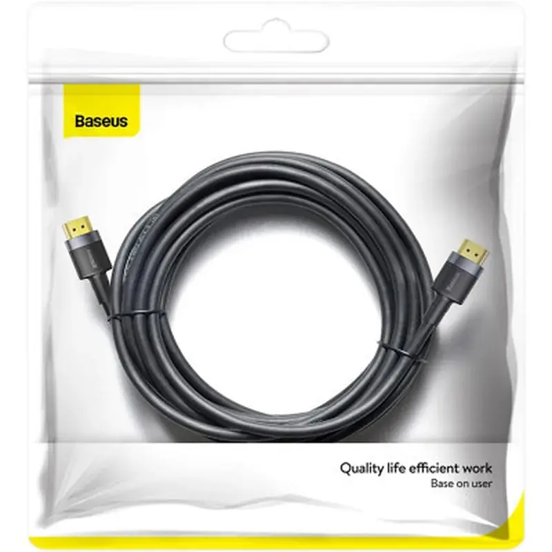 Кабель мультимедійний HDMI M to HDMI M 5.0m V2.0 Baseus (CADKLF-H01) - фото 9