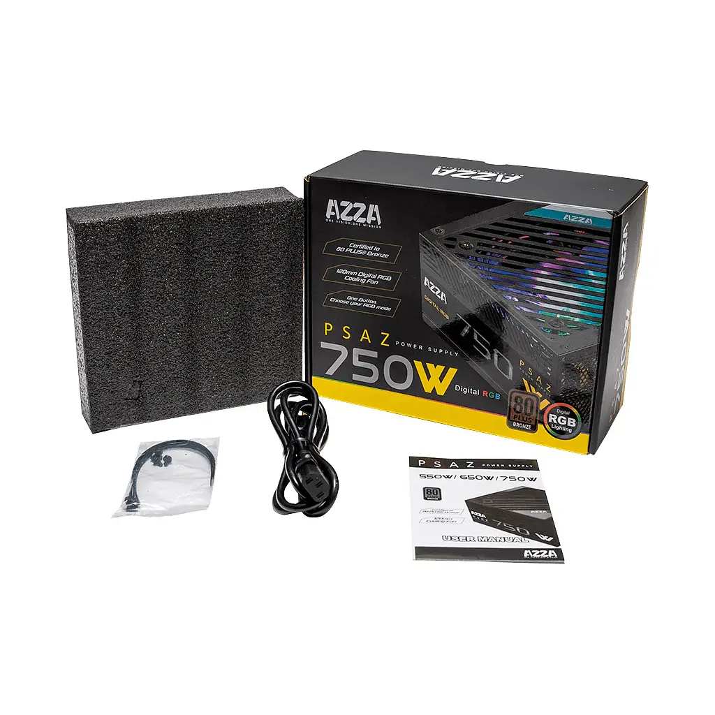 Блок питания Azza 750W (PSAZ-750W ARGB) - фото 5