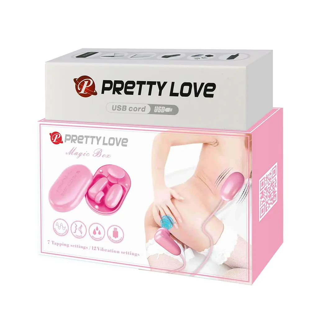 Набір секс іграшок Pretty Love Magic Box 2 шт. світло-рожевий - фото 10
