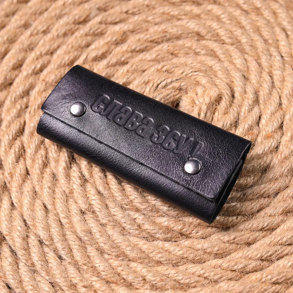 Шкіряна ключниця GRANDE PELLE 11.5х5 см acs0025853 - фото 6