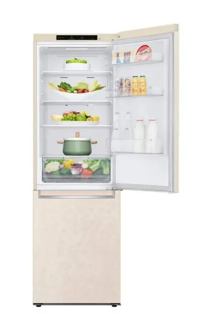 Холодильник LG GC-B459SECL бежевый - фото 4