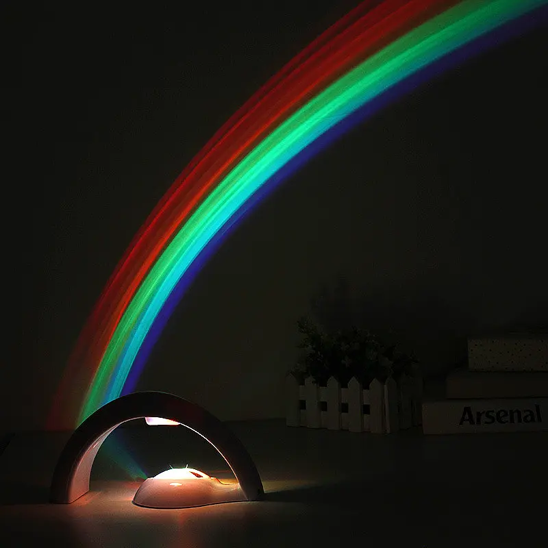 Нічник – проектор Райдуга RGB Lucky Rainbow · Світильник з проекцією веселки - фото 6
